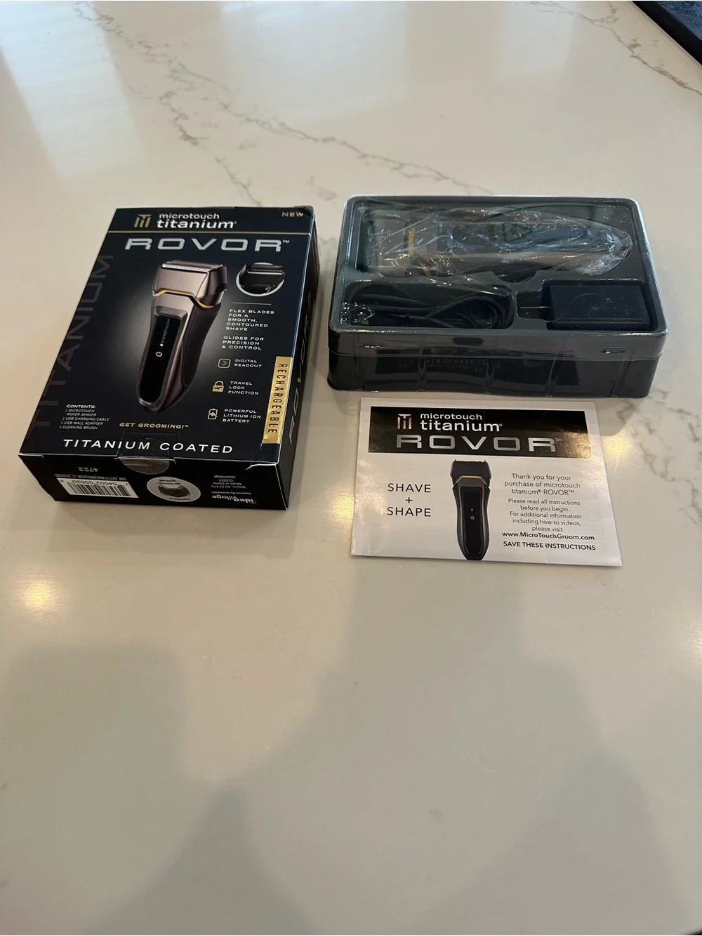 Rovor Microtouch Titanium Coated Electric Shaver